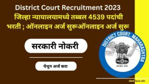 Jilha Nyayalay Bharti 2023